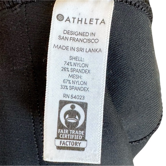Athleta All In Capri Leggings Zip Pocket Drawstring High Waist Black Size Small - Picture 8 of 9